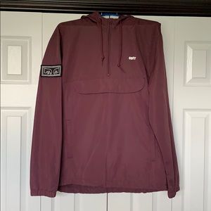 OBEY Quarter-zip Windbreaker